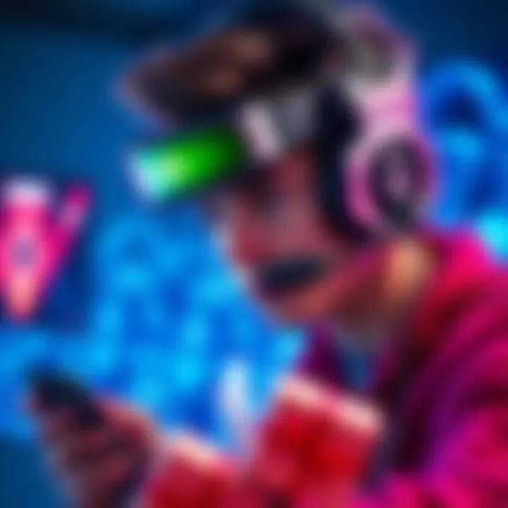 Gamer with gaming headset asking for $4.23 in crypto for gift cards
