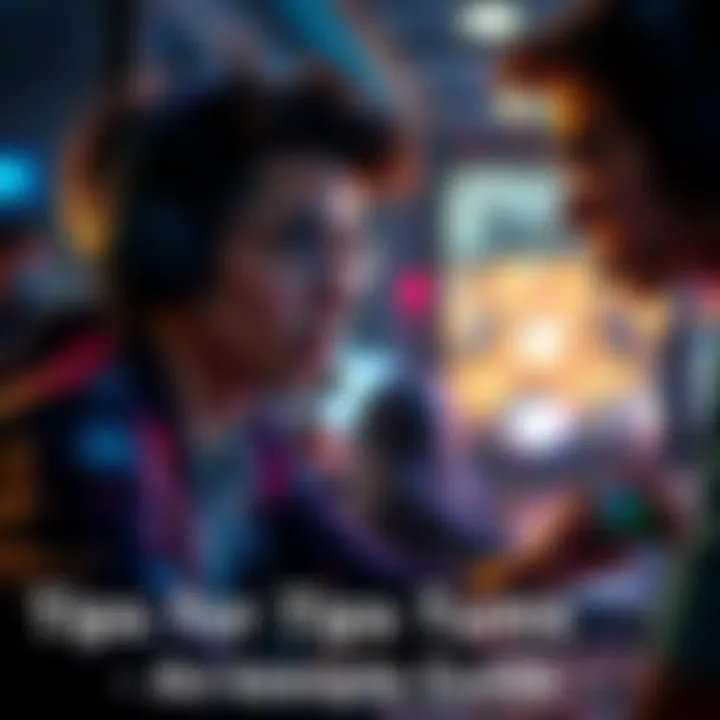 Gaming Tips and Tricks New gamer receiving advice on gameplay strategies from experienced players