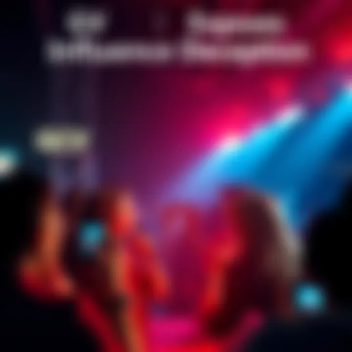 GCV event announcement with influencer A GCV event poster showing influencers with a question mark, highlighting confusion and trust issues.