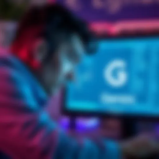 A frustrated user looking at a computer screen displaying the Gemini logo, highlighting withdrawal issues amid the UK exit.