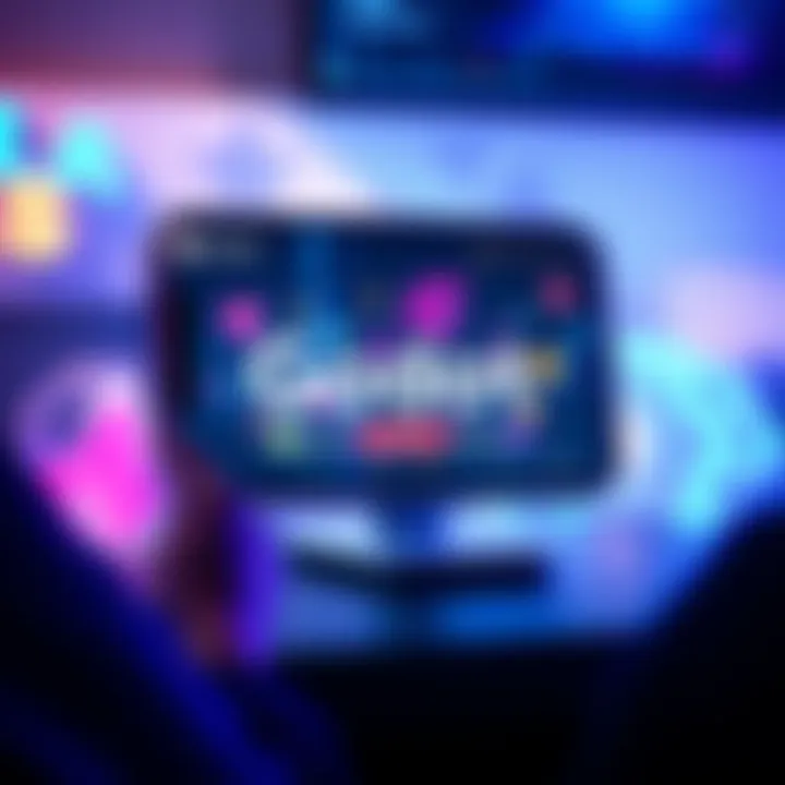 Godot Game on Solana dApp Store A screenshot of the Godot game displayed on the Solana dApp Store with vibrant graphics and the Solana logo.