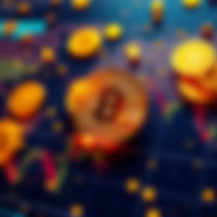 A digital representation of gold coins being transformed into tokens on a global market chart, symbolizing the impact of tokenization on gold investment.