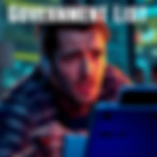A worried Bitcoin enthusiast watching news about a government list threatening their safety