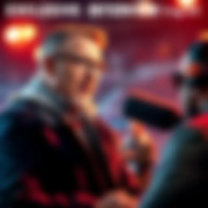 Sports journalist Gregg Bell speaking during an interview