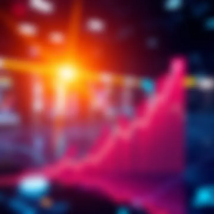 A graph showing an upward trend in various market sectors for 2025, symbolizing positive growth and economic momentum.