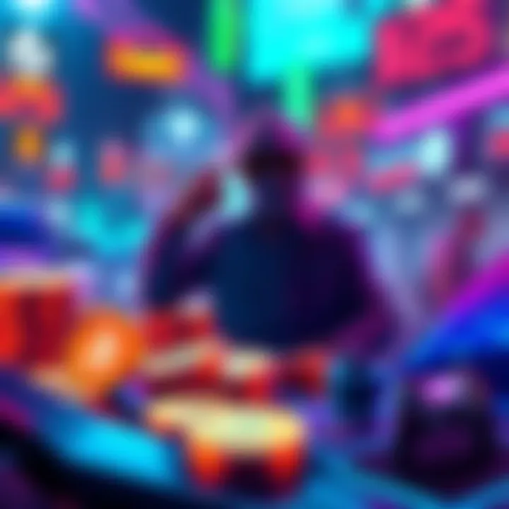 GTA 6 Leak and Memecoin An image illustrating the connection between GTA 6 leaks and the memecoin investment, showing coins and gaming icons.
