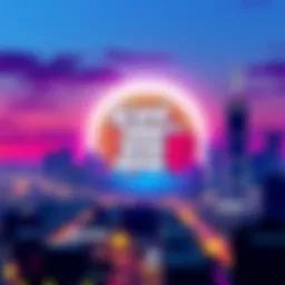 A graphic showing a popular memecoin and a silhouette of a cityscape, hinting at gaming news and leaks.