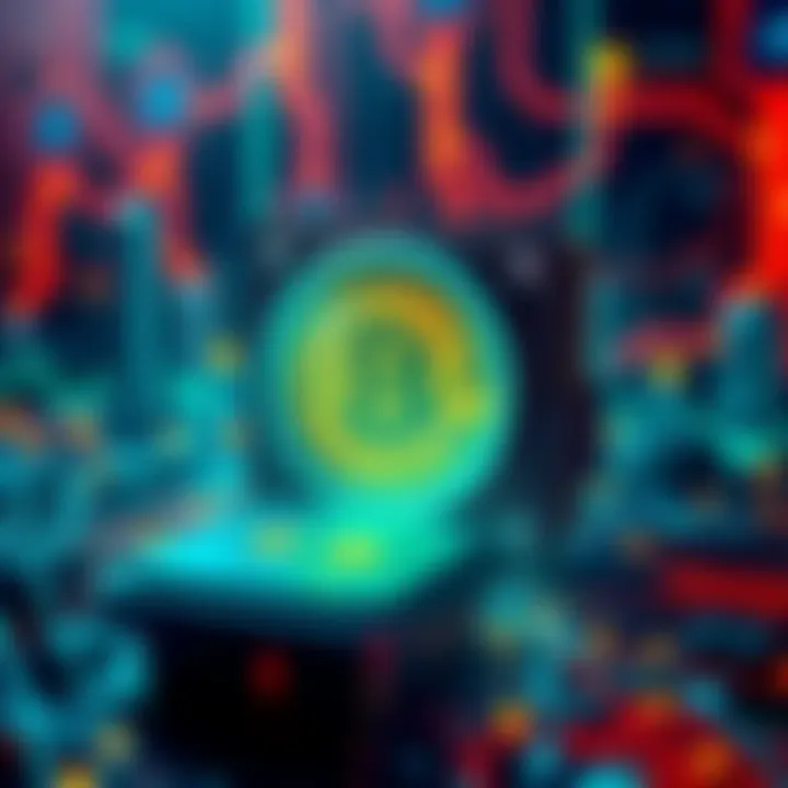 A secure ledger wallet safeguarding Bitcoin amidst a backdrop of technological evolution.