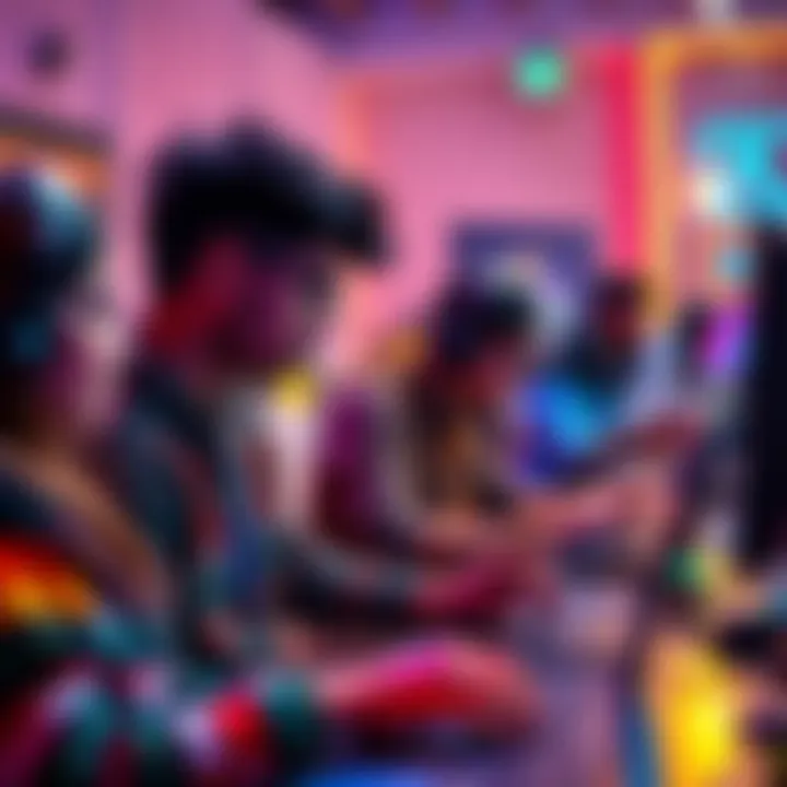 Group of people coding and collaborating during a hackathon in India