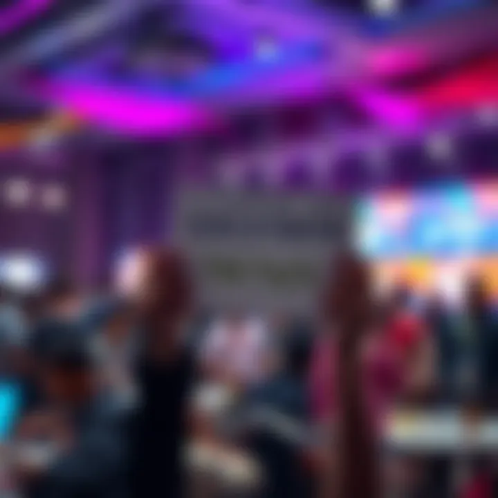 A person holding a sign that says 'Looking for Hackathon Partner' at a tech event