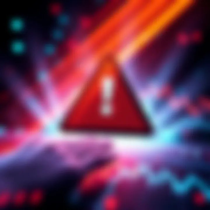 Hacked BTCC Account A graphic showing a BTCC account with a warning symbol, indicating unauthorized access and loss of funds.