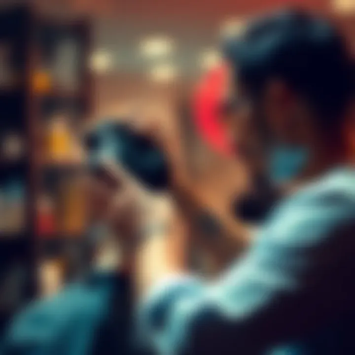 A stylist cutting a person's hair while discussing financial implications