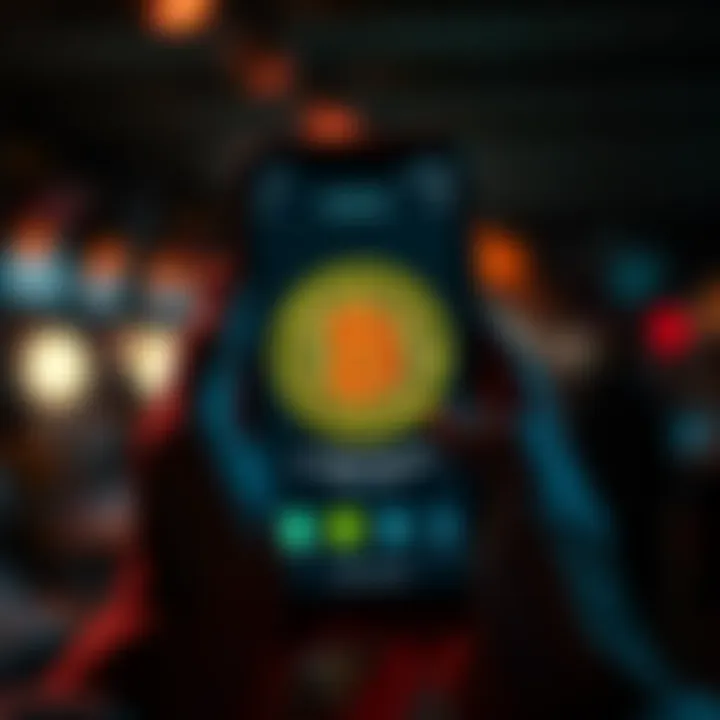 A person holding a smartphone showing a Bitcoin wallet app, symbolizing access to digital assets after a loss