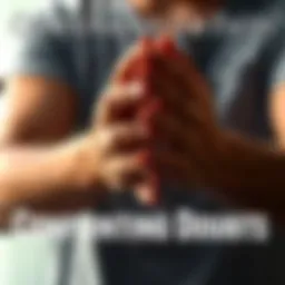 A person with clasped hands, symbolizing faith and hope, against a soft blurred background