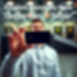 A person holding the new Ledger Flex with excitement, showing their enthusiasm for secure cryptocurrency management.