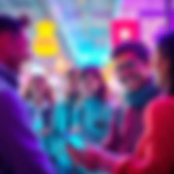 People happily managing their finances using the Revolut app for quick transfers