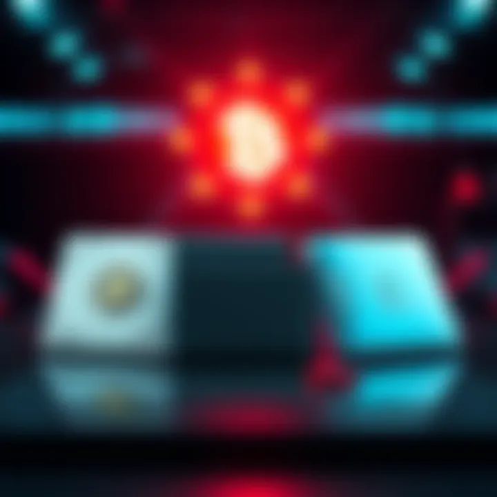 Four hardware wallets displayed A display of four different hardware wallets used for securing cryptocurrencies