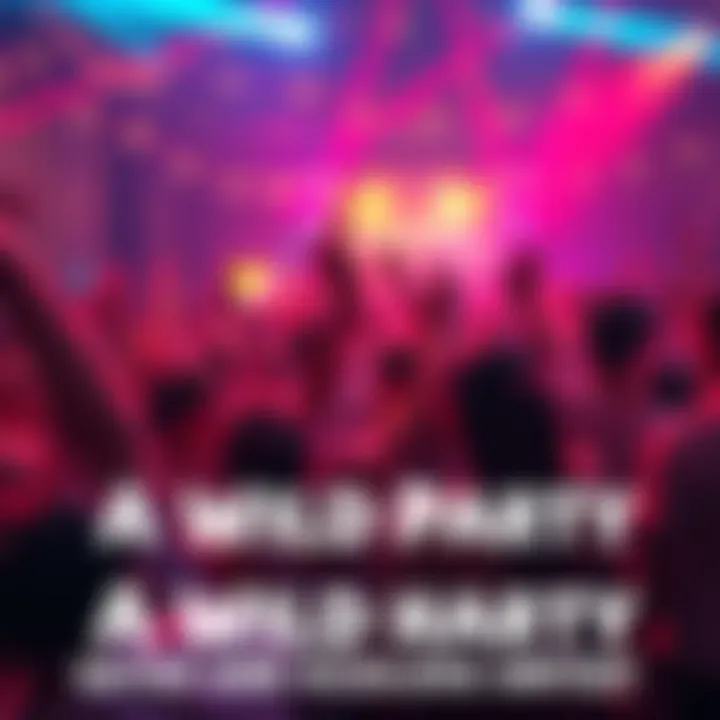 Celebration of Haters and Hodlers A lively party atmosphere with people dancing and enjoying themselves, representing both Haters and Hodlers celebrating together, showcasing a mix of excitement and community spirit.