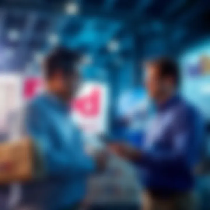 Hedera and FedEx representatives discussing Distributed Ledger Technology for logistics