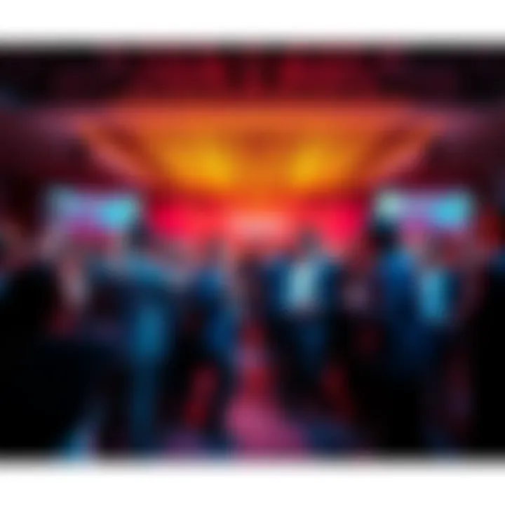 Hedera team celebrating their nominations for Digital Assets Award and Disruptor of the Year at a fintech event