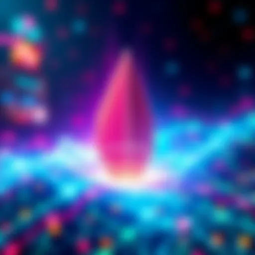 Graphic showing Hedera Blockchain changes with vibrant colors and technology elements