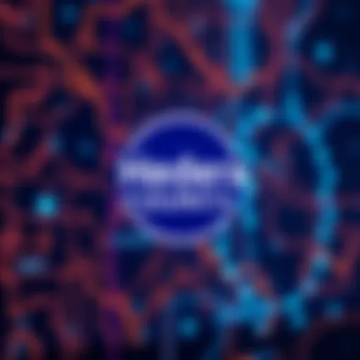 Hedera Council logo displayed with a backdrop of digital technology symbols