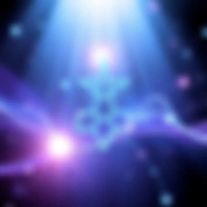 Hedera Logomark Symbol An illustration showing the Hedera logomark symbol representing quantum physics with a clean design, emphasizing its connection to blockchain technology.