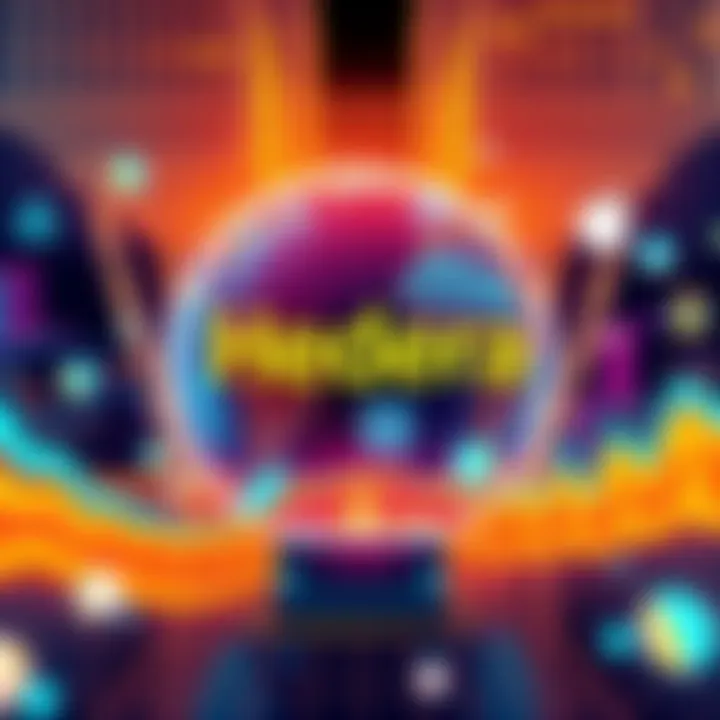 Illustration showing Hedera's logo with icons representing logistics and partnerships among major companies