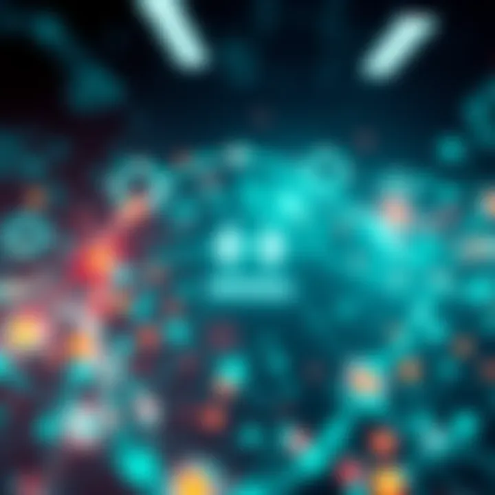 A visual representation of seamless blockchain integration in various sectors with Hedera branding