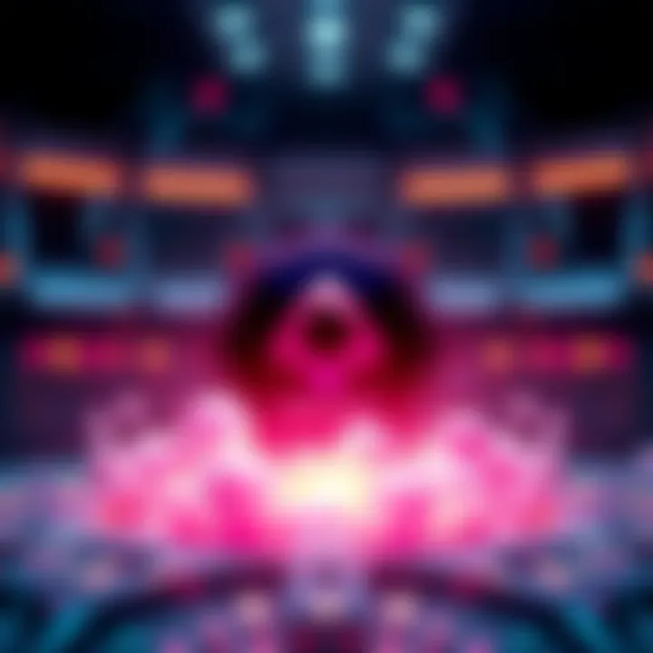 Helium logo with a graphic representation of decentralized governance concept