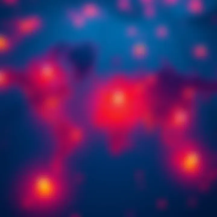 A map showing various Hotspot locations for Helium Mobile subscribers with highlighted network areas.