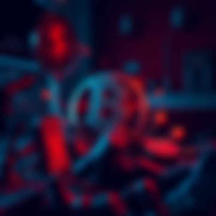 A stylized illustration of a cryptocurrency symbol representing $HELLBOY, surrounded by dark, moody elements, reflecting the character-driven narrative and community connection.