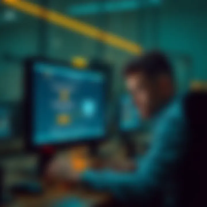 A person looking at a computer screen, seeking assistance on a forum for converting Bid tokens to Diamonds, with a confused expression.