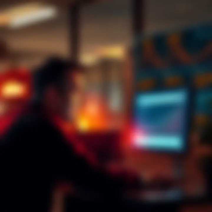 A frustrated user looking at a computer screen showing hidden fees and transaction losses on deBridge.com