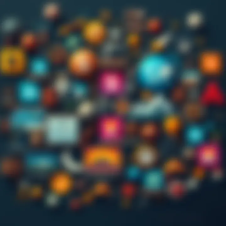 A collage of various Solana projects and tools, showcasing underrated aspects of its ecosystem