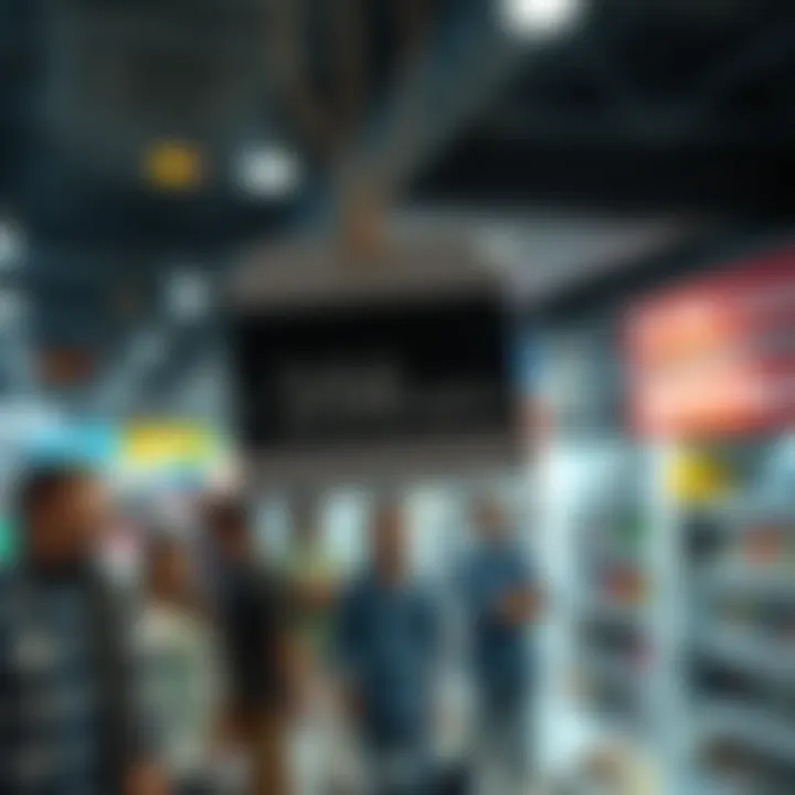 High price tag for 256GB product A close-up of a price tag showing 3 lakhs on a 256GB product in a retail store, surrounded by confused consumers