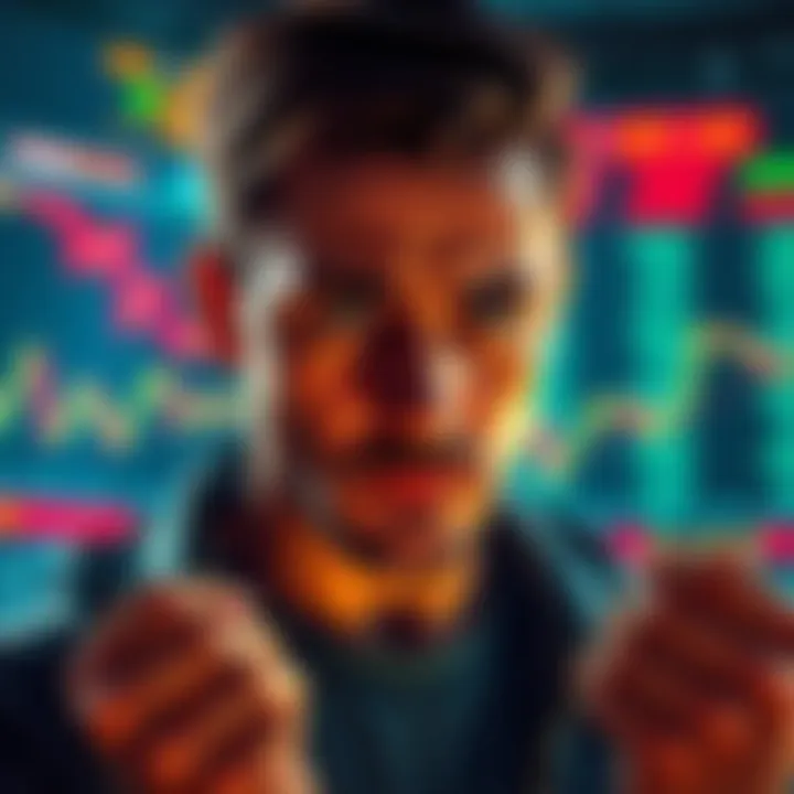 A graphic showing a trader looking frustrated at high trading fees on XAUUSDT while comparing it to lower fees on CFDs from MetaTrader brokers