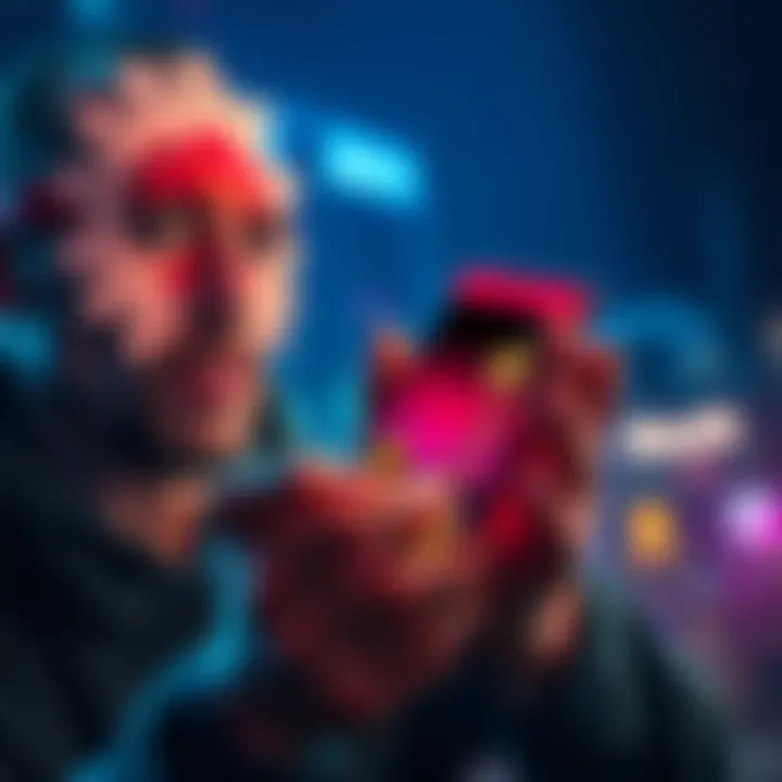 Person looking worried while holding a phone showing cryptocurrency losses