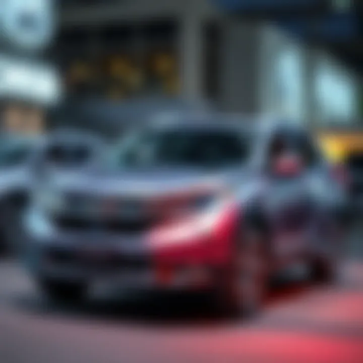 A second-generation Honda CR-V parked, showcasing its exterior and features, ideal for potential buyers to inspect.