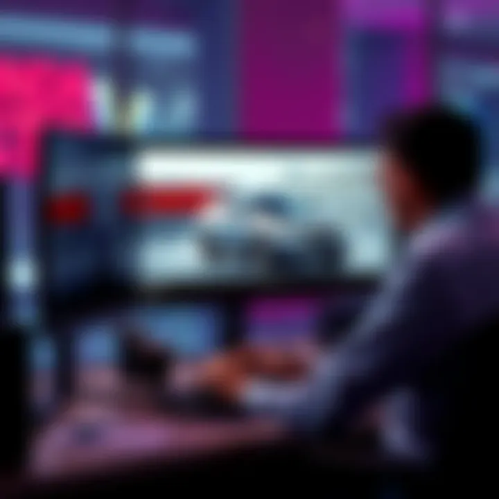 Honda CR-V for Sale Online A person looking at a Honda certified used CR-V on a computer screen while sitting at a desk.