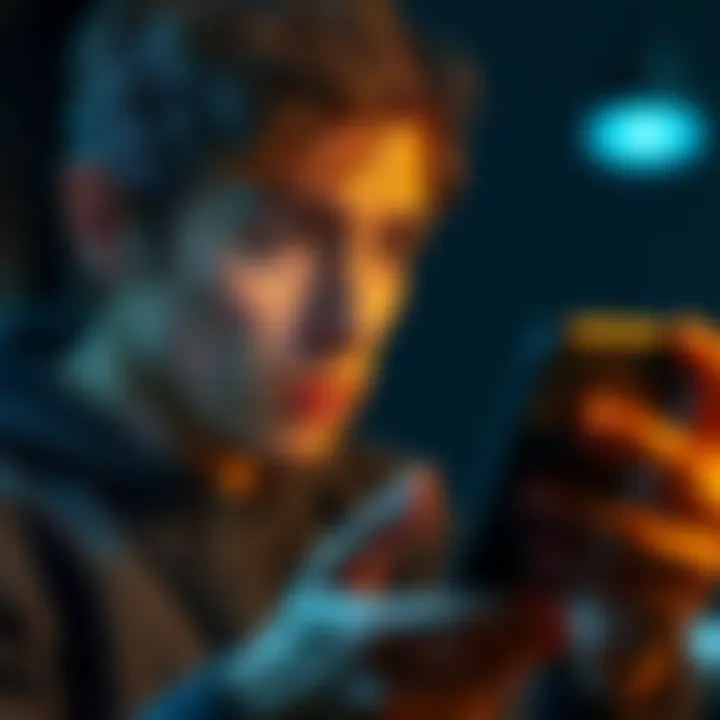 A person looking at a smartphone with a puzzled expression while trying to troubleshoot Honeygain issues