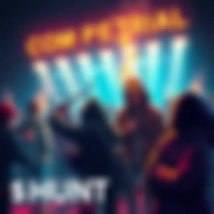 Hunter Trials Competition People participating in the Hunter Trials competition, completing various fun missions for XP before the $HUNT token launch.