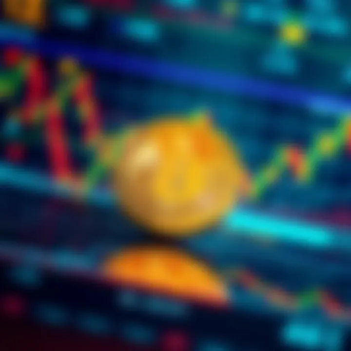 A visual representation of the IBIT Bitcoin ETF, showcasing Bitcoin symbol and market graphs