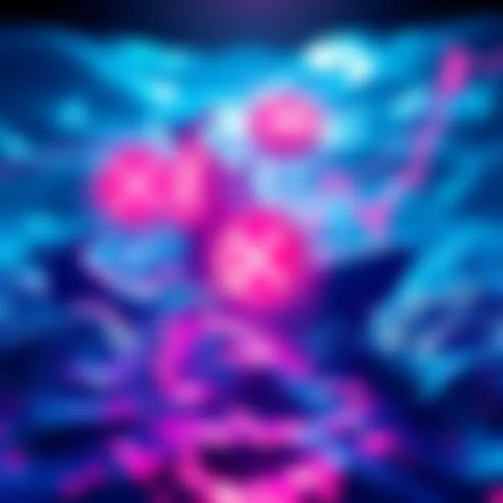 A visual representation of rising cryptocurrency investments, showing whale icons with XRP tokens increasing in value