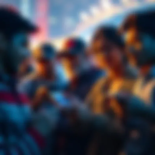 A young group of people using smartphones, showing interest in cryptocurrency charts and digital payments, symbolizing India's leadership in crypto adoption.