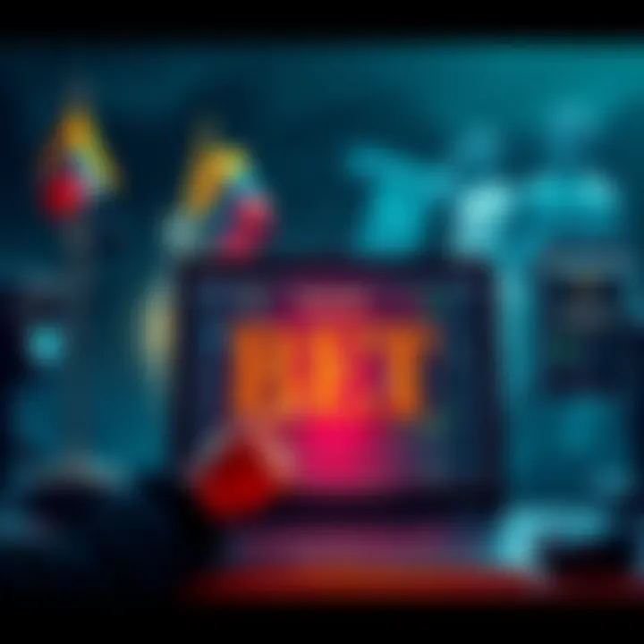 A visual representation of a large bet being placed on a betting platform, with symbols of Venezuela's political turmoil in the background.