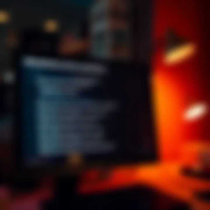 A graphic showing a computer screen with a list of intrusive survey questions like legal name and bank info