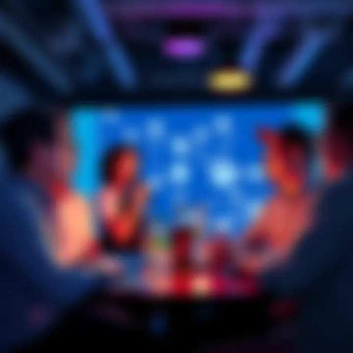 A group of investors discussing blockchain infrastructure at a crypto meetup, highlighting the focus on foundational technology over Layer 2 tokens.