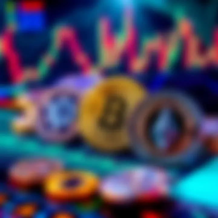 A collection of popular privacy coins like Monero and Litecoin displayed on a digital platform, representing investment opportunities in cryptocurrency.