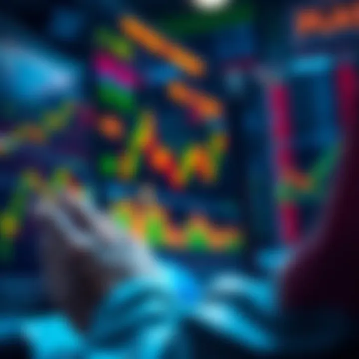 A person analyzing investment charts and market trends, focused on strategic buying opportunities.